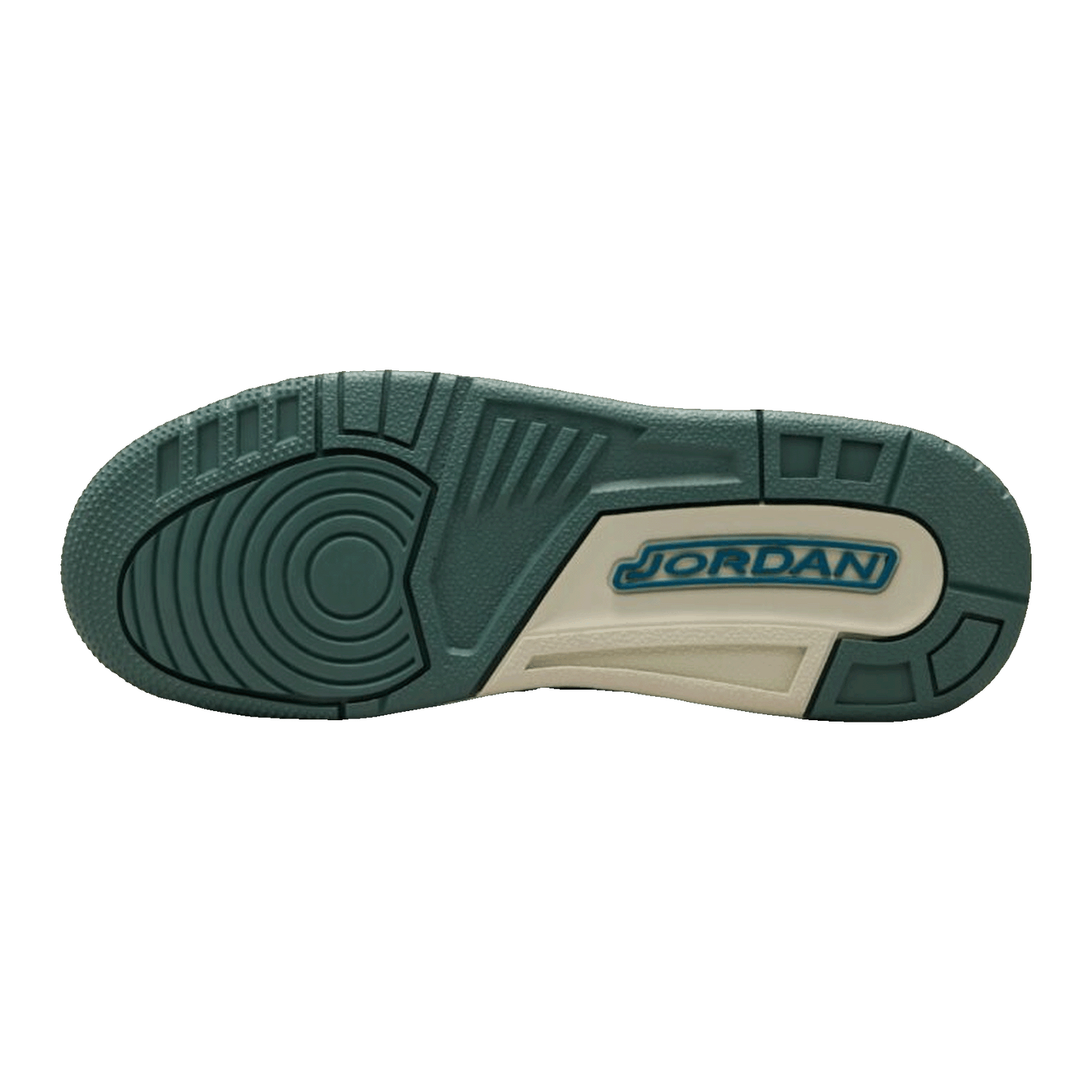 Nike Air Jordan 3 Retro Olive Grey (GS) Sohle IB7066-001