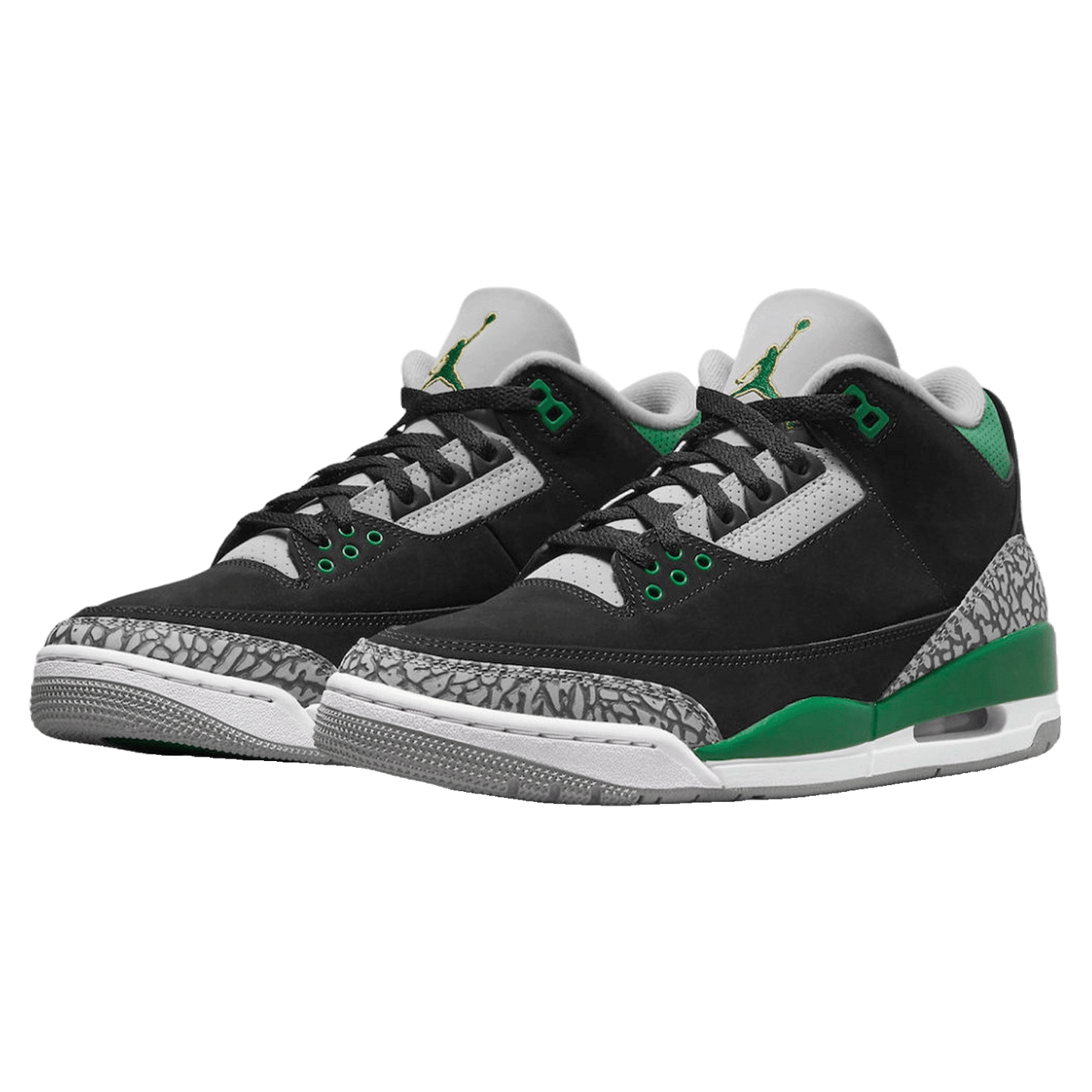 Nike Air Jordan 3 Retro Pine Green Side