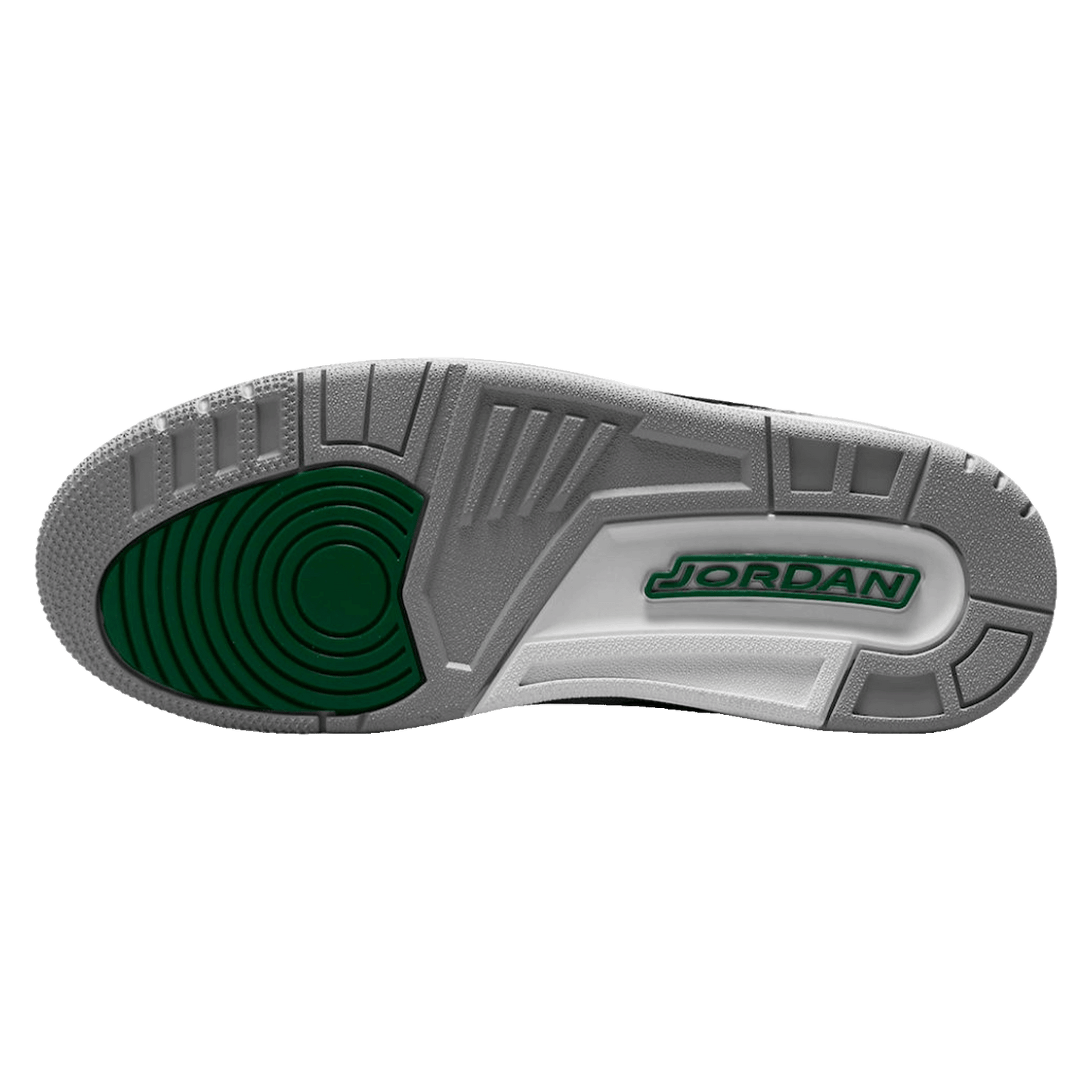 Nike Air Jordan 3 Retro Pine Green Sohle