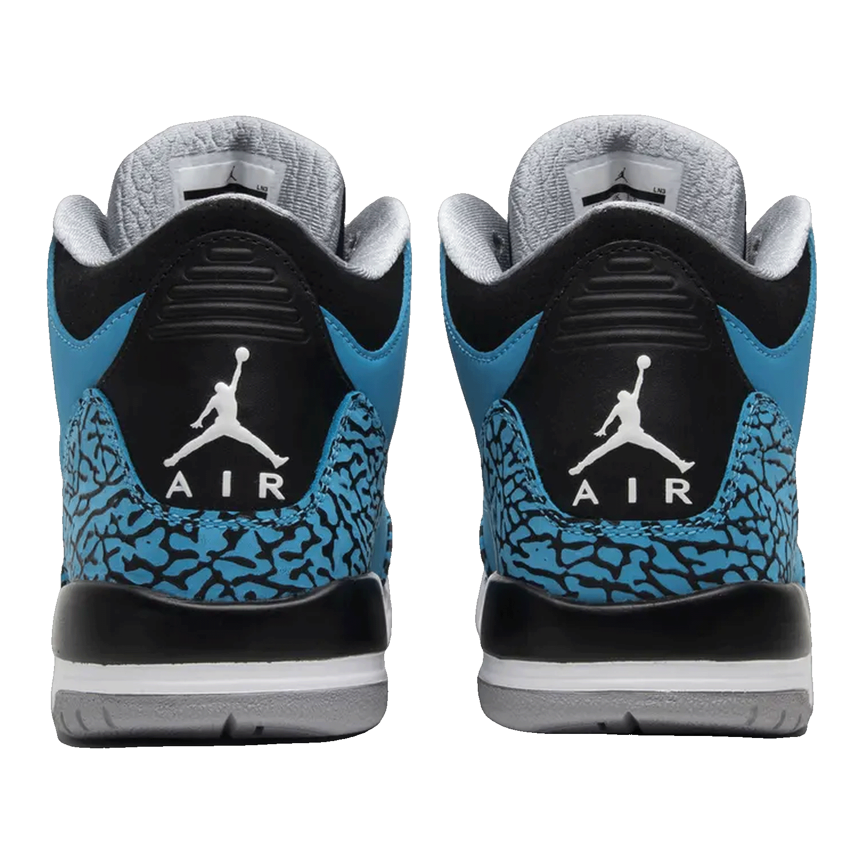 Nike Air Jordan 3 Retro Powder Blue (GS) Back 398614-406