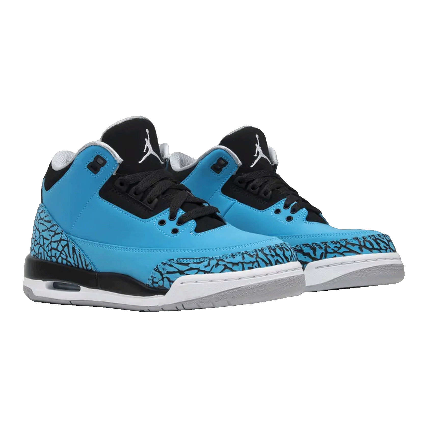 Nike Air Jordan 3 Retro Powder Blue (GS) Side 398614-406