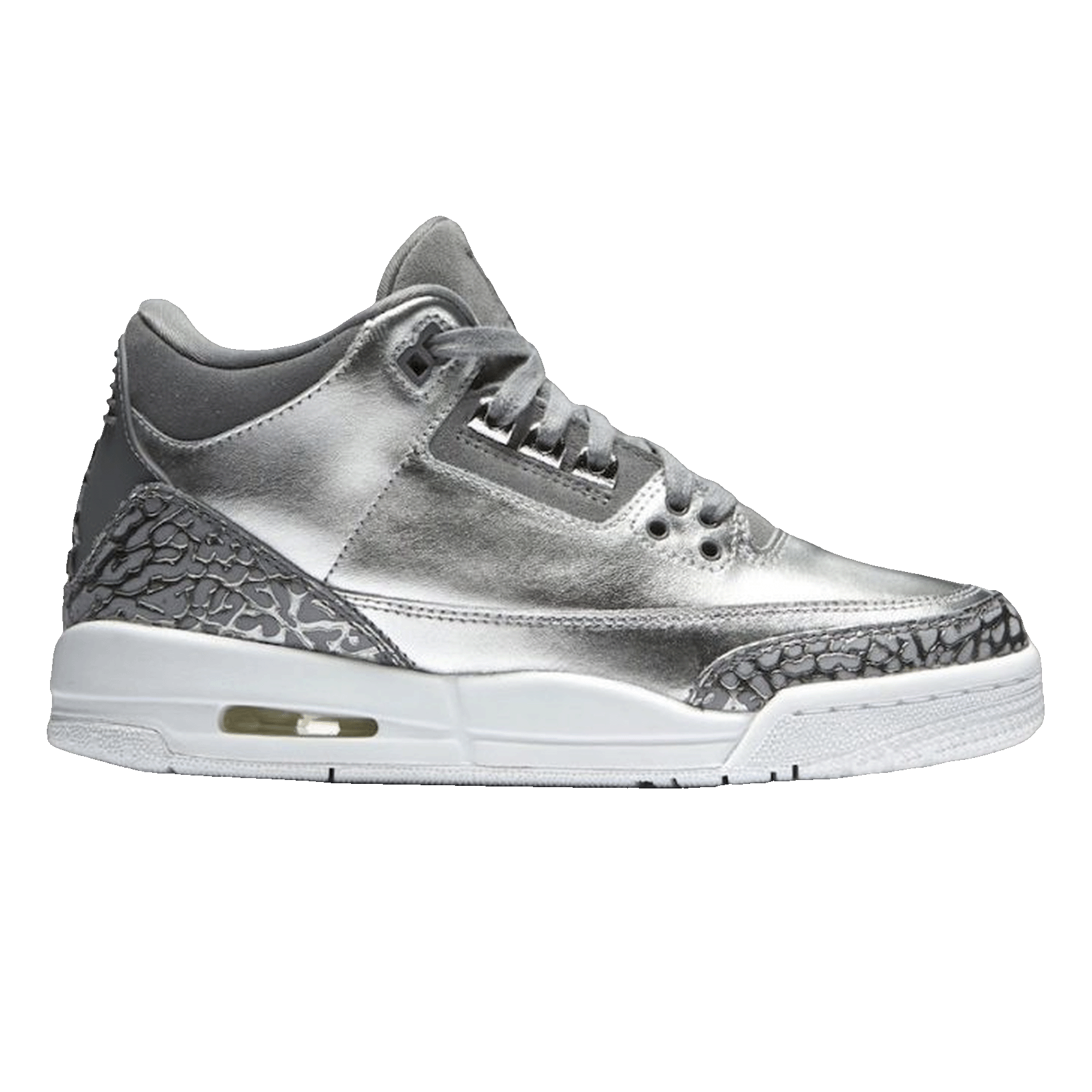 Nike Air Jordan 3 Retro Premium Heiress Metallic Silver (GS) AA1243-020