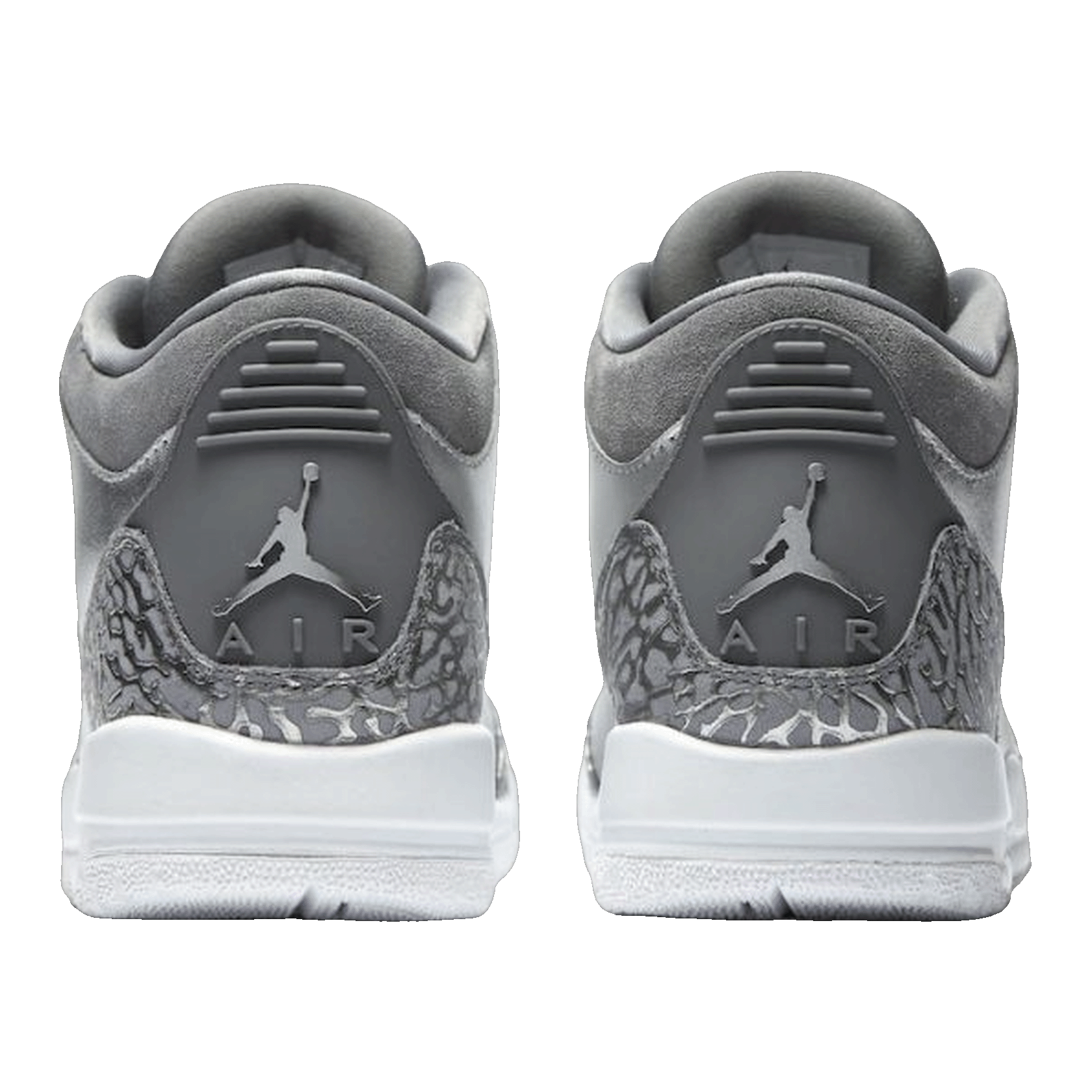 Nike Air Jordan 3 Retro Premium Heiress Metallic Silver (GS) Back AA1243-020