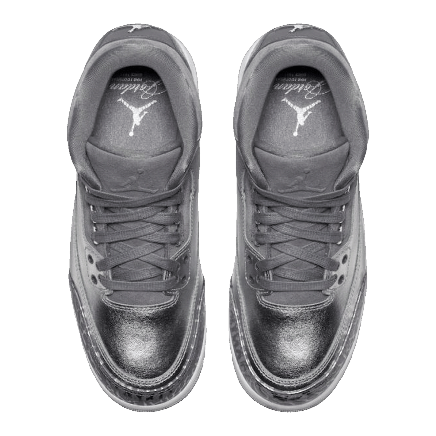 Nike Air Jordan 3 Retro Premium Heiress Metallic Silver (GS) Oben AA1243-020