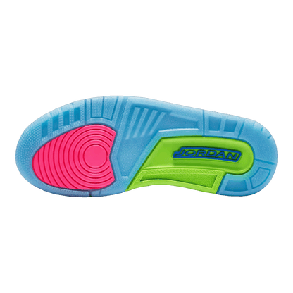 Nike Air Jordan 3 Retro Quai 54 (2018) (GS) Sohle AT9194-001