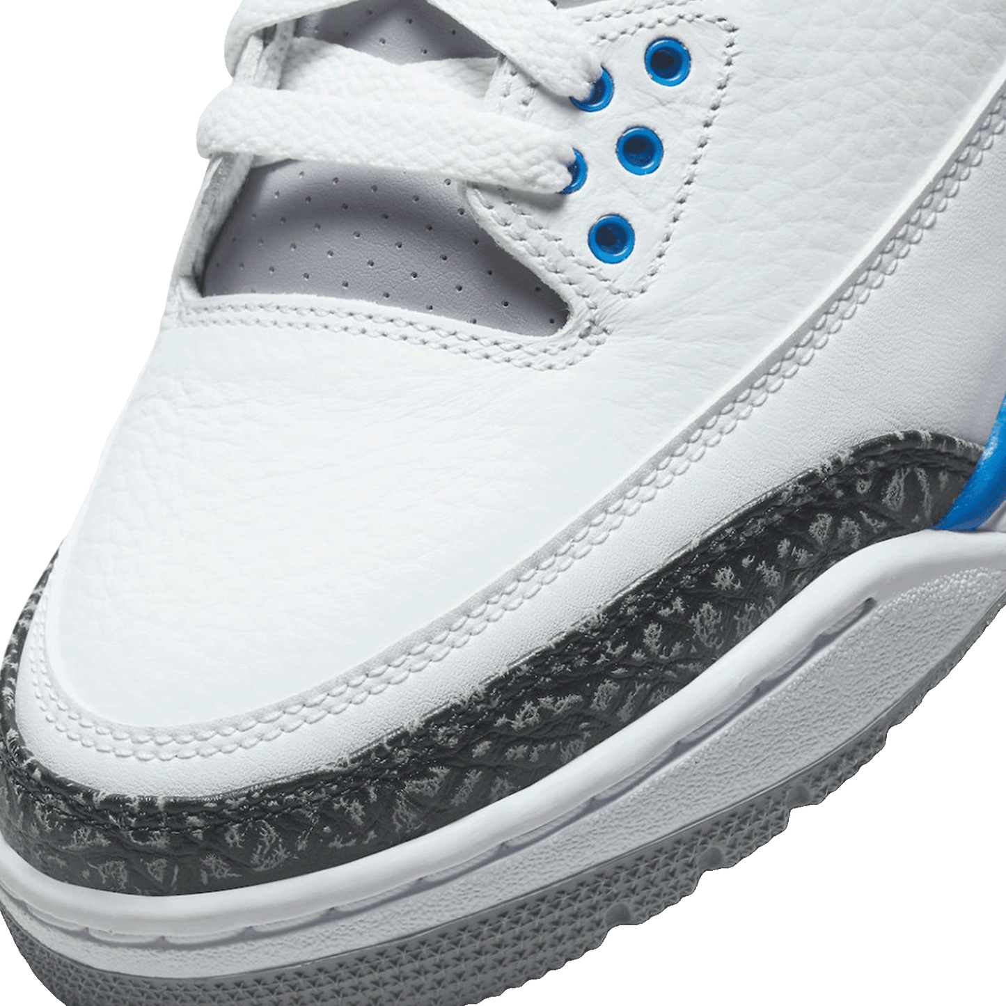 Nike Air Jordan 3 Retro Racer Blue (GS) Toe