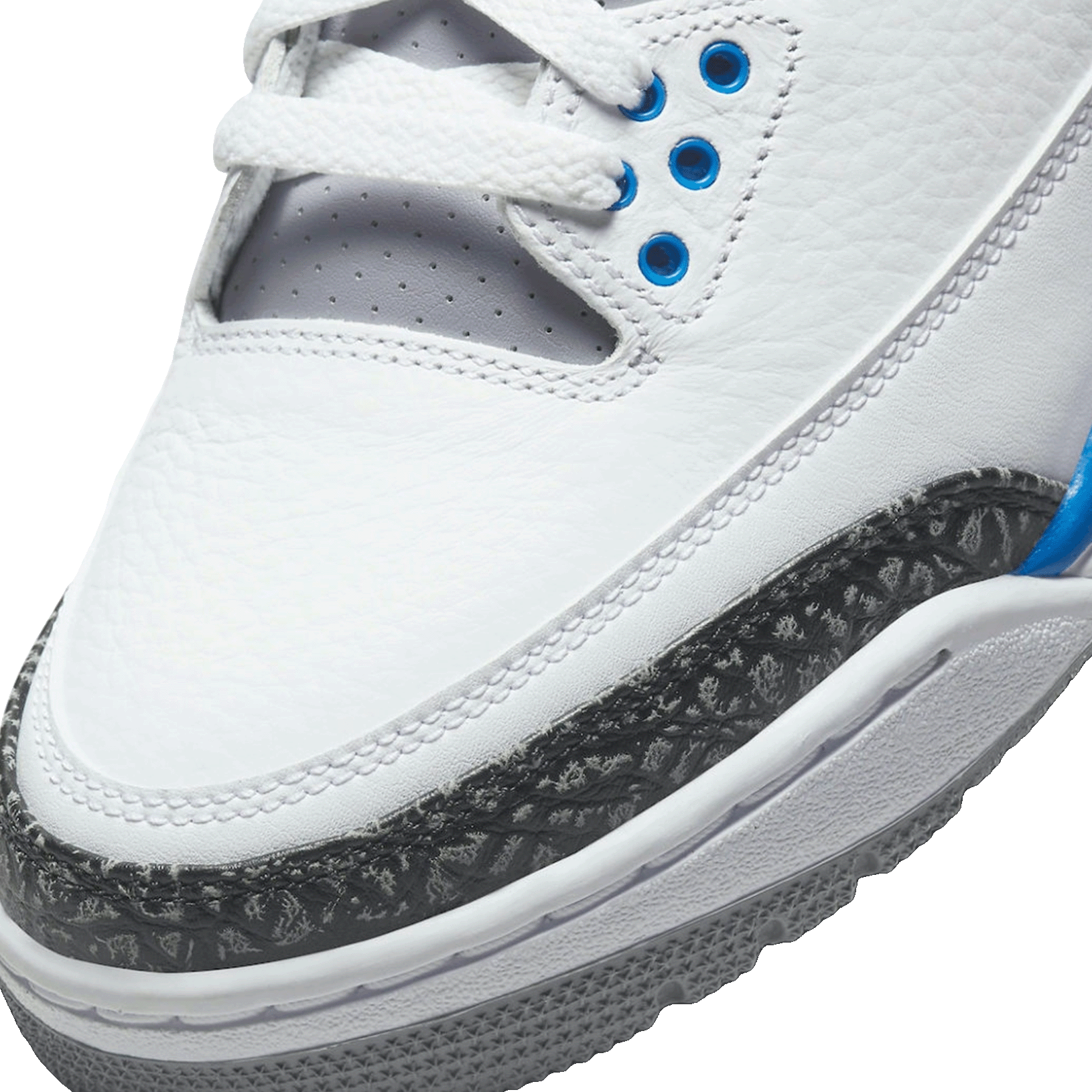 Nike Air Jordan 3 Retro Racer Blue (GS) Toe