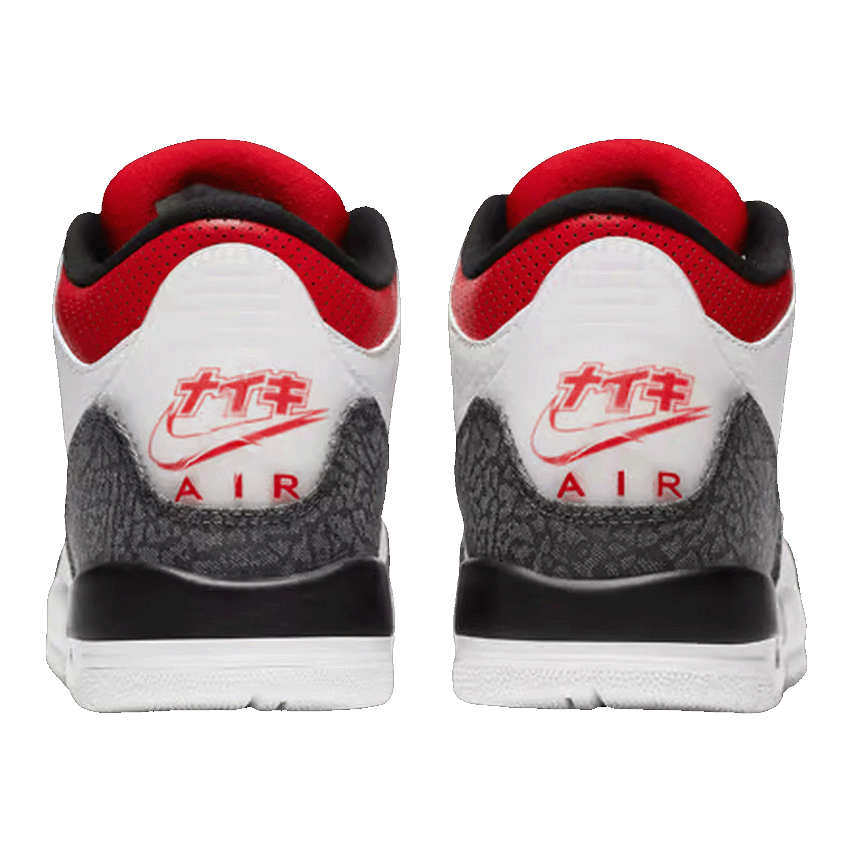 Nike Air Jordan 3 Retro SE-T JP Fire Red Denim (GS) Back DB4169-100