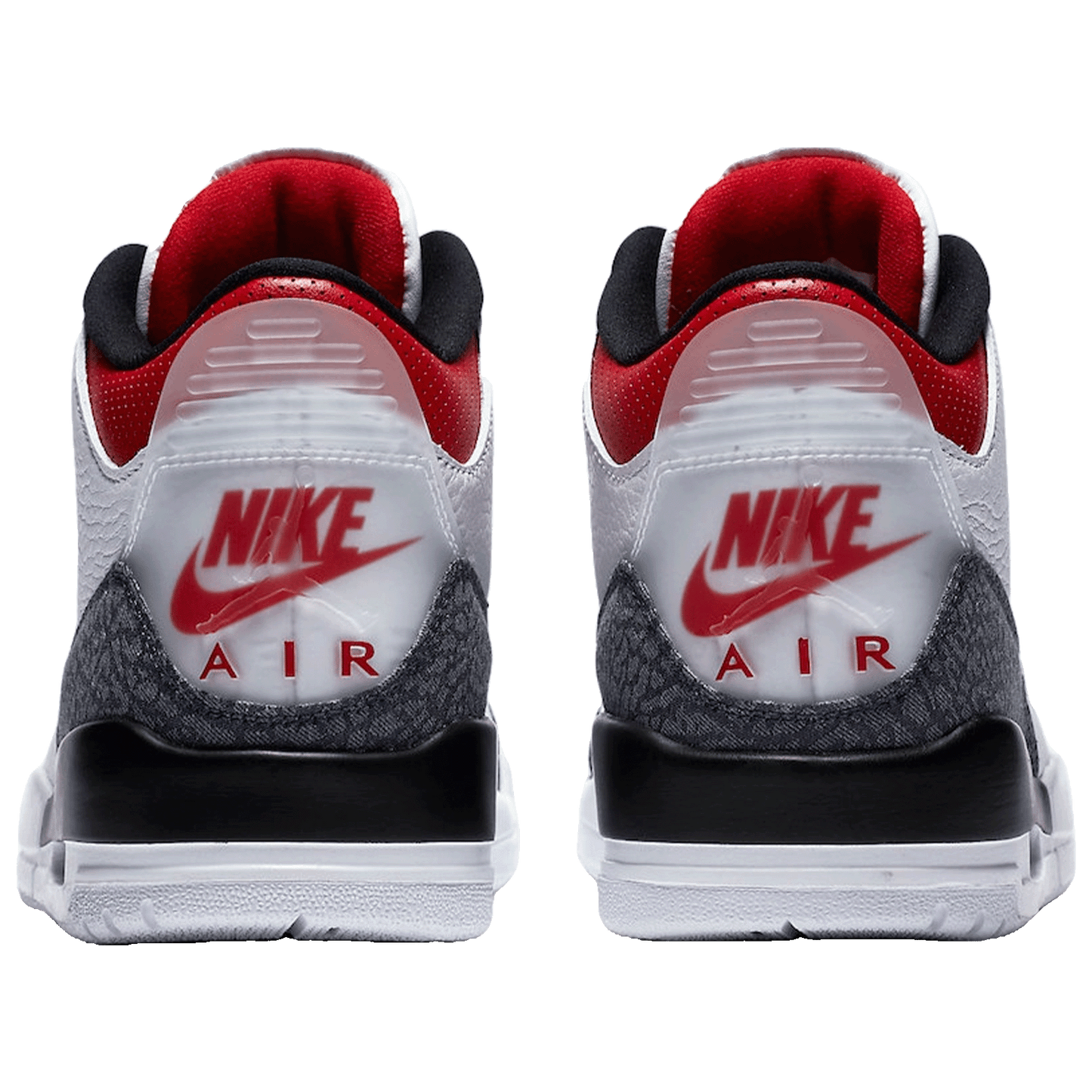 Nike Air Jordan 3 Retro SE Fire Red Denim (2020) Back