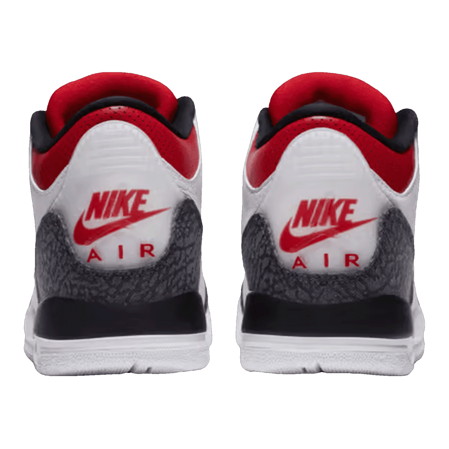 Nike Air Jordan 3 Retro SE Fire Red Denim (GS) Back CZ6634-100