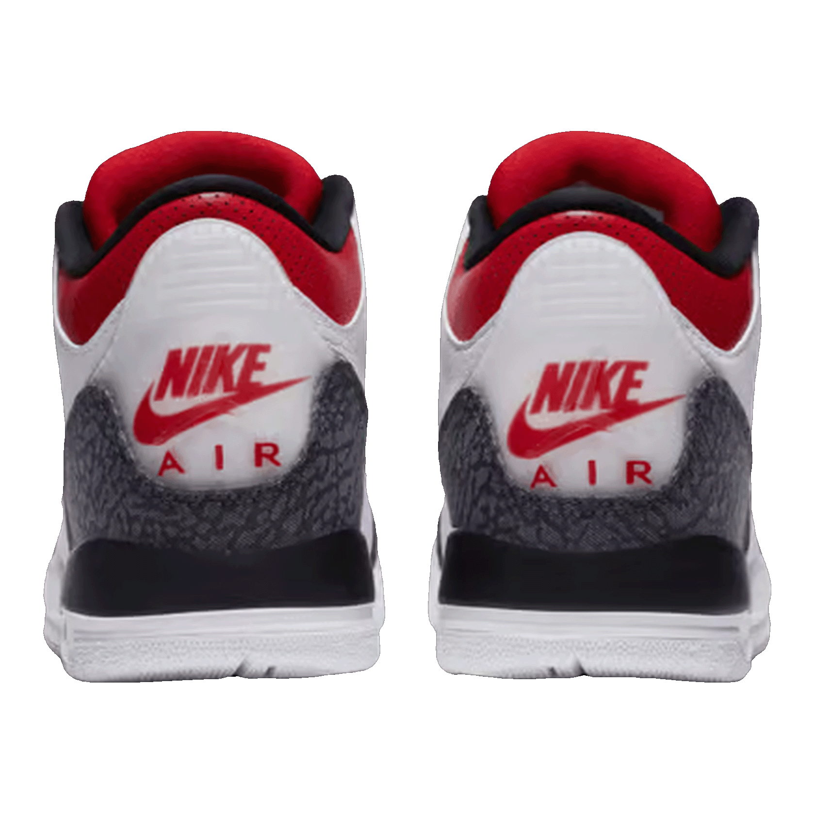 Nike Air Jordan 3 Retro SE Fire Red Denim (GS) Back CZ6634-100