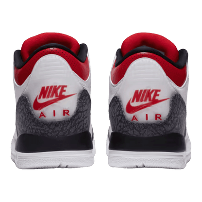 Nike Air Jordan 3 Retro SE Fire Red Denim (GS) Back CZ6634-100