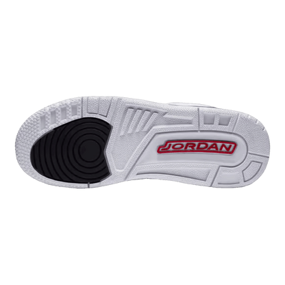 Nike Air Jordan 3 Retro SE Fire Red Denim (GS) Sohle CZ6634-100