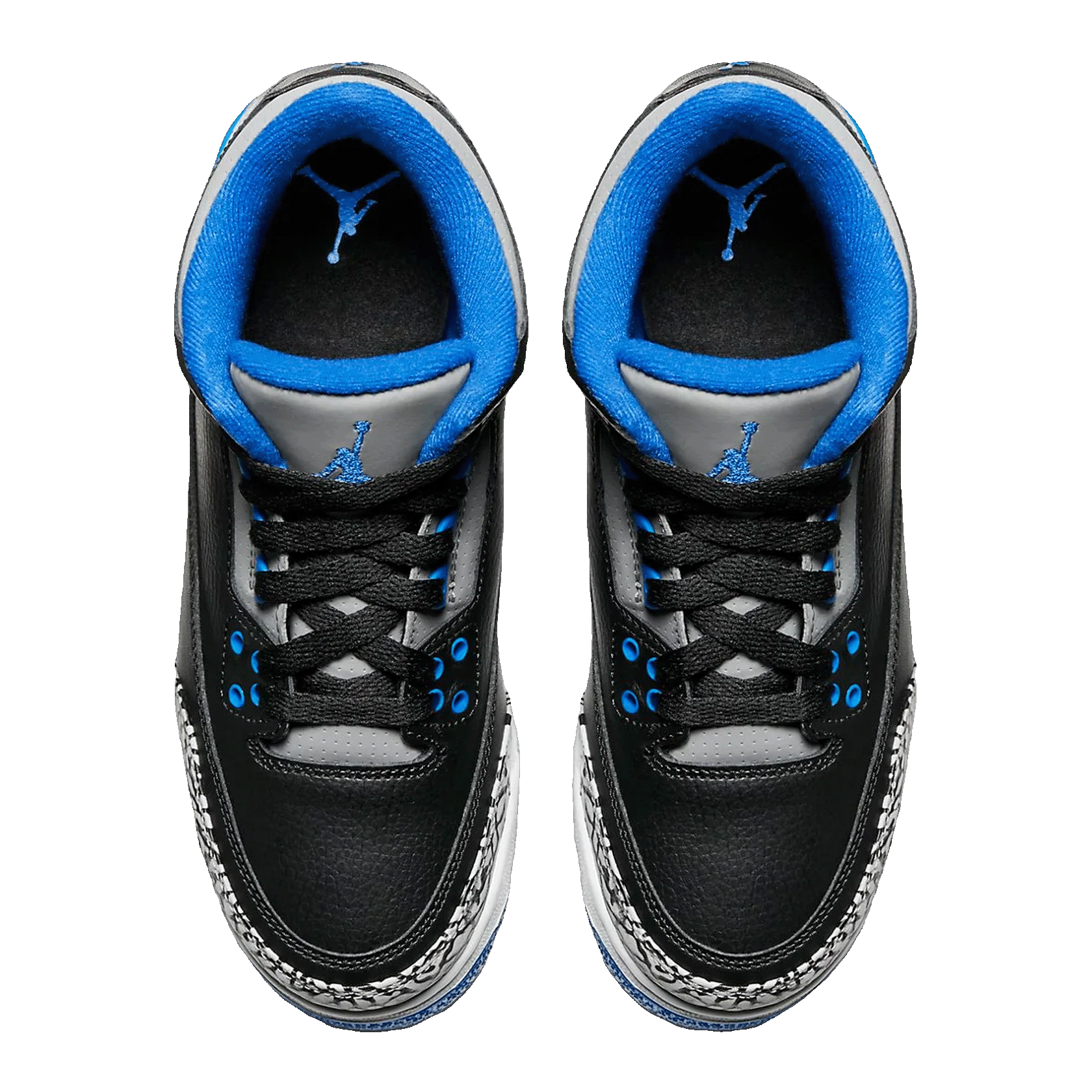 Nike Air Jordan 3 Retro Sport Blue (GS) Oben 398614-007