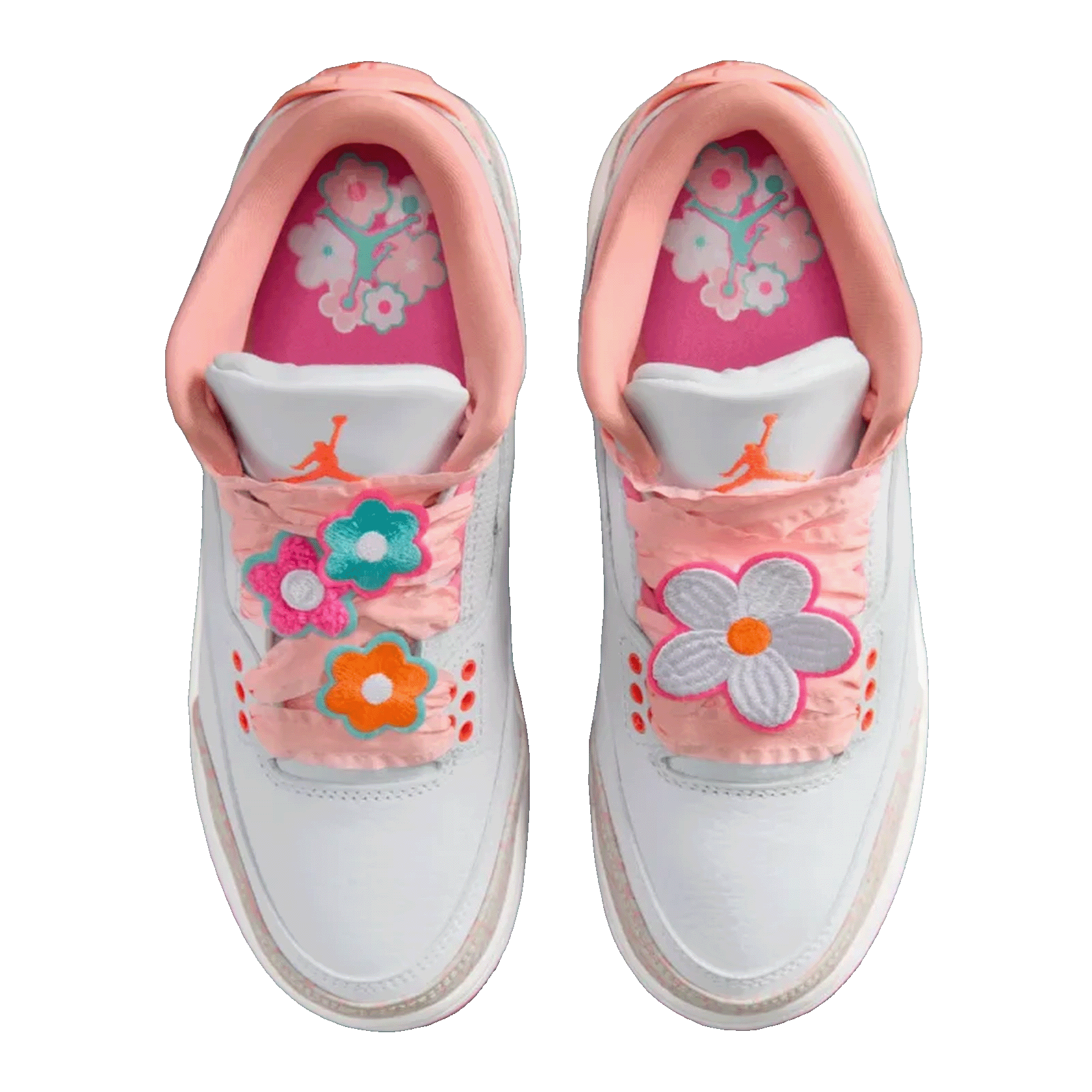 Nike Air Jordan 3 Retro Spring Flowers (GS) Oben II0599-600