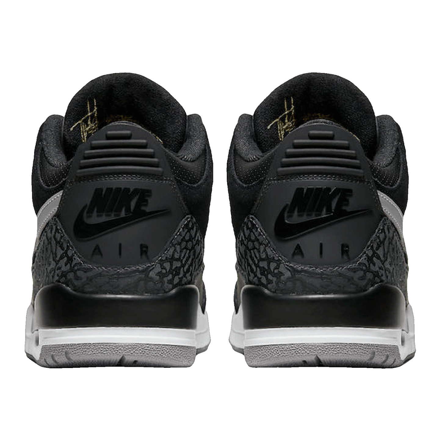 Nike Air Jordan 3 Retro Tinker Black Cement Gold Back CK4348-007