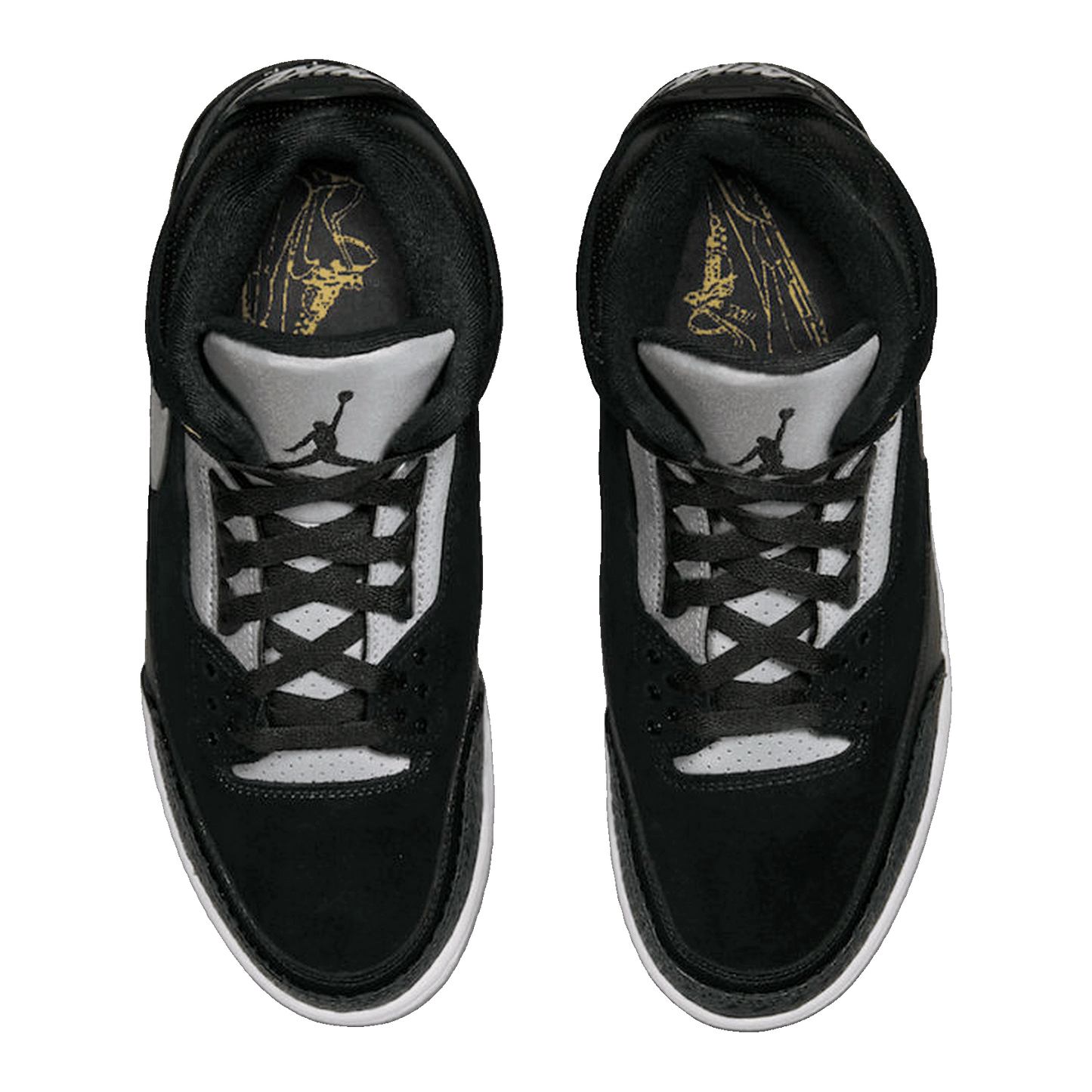 Nike Air Jordan 3 Retro Tinker Black Cement Gold Oben CK4348-007