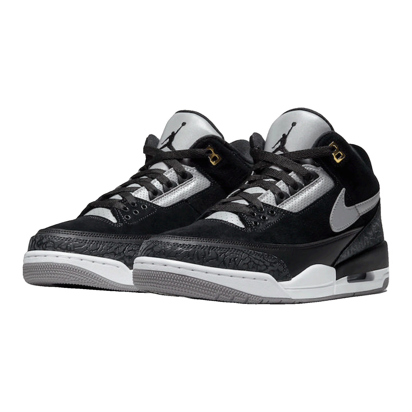 Nike Air Jordan 3 Retro Tinker Black Cement Gold Side CK4348-007