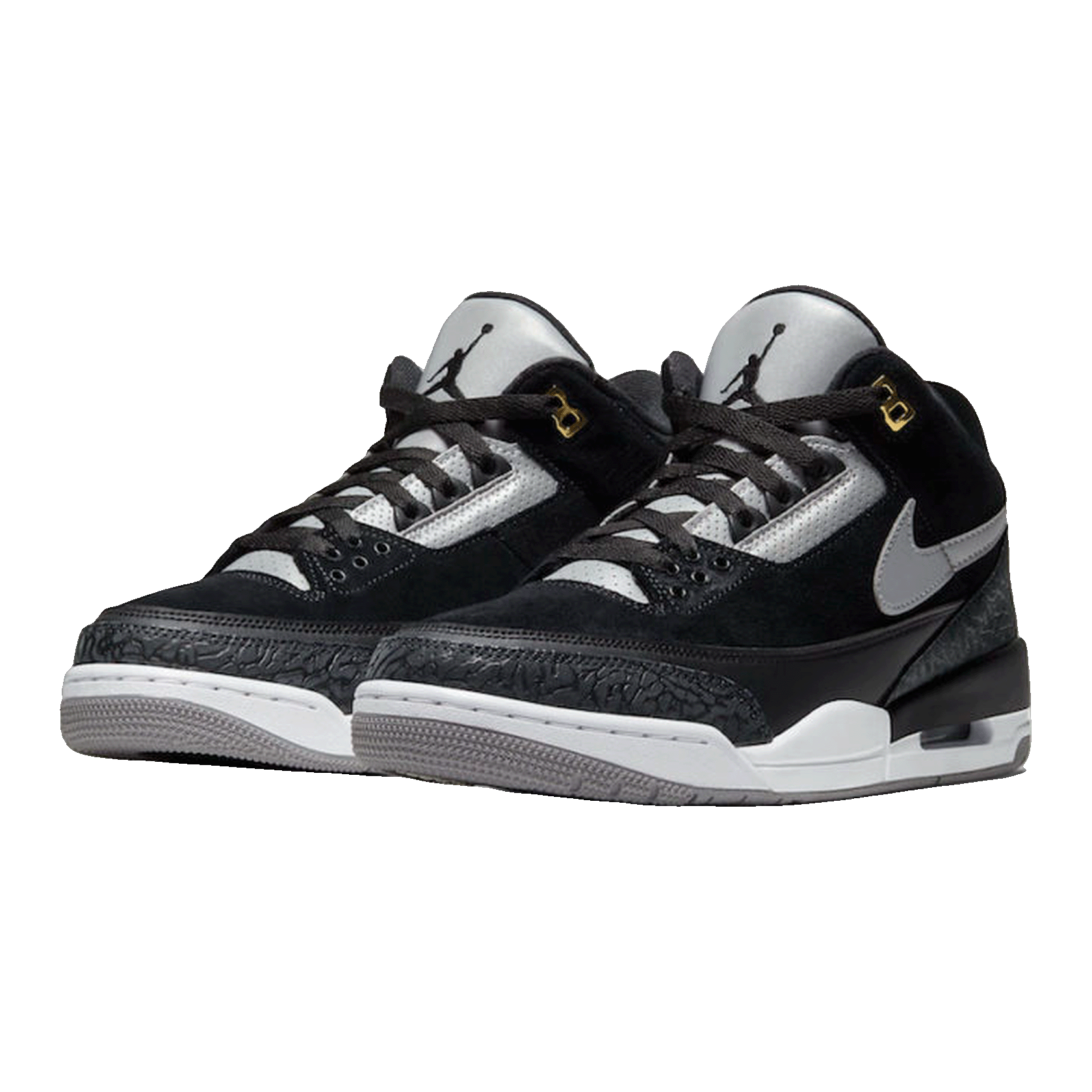 Nike Air Jordan 3 Retro Tinker Black Cement Gold Side CK4348-007
