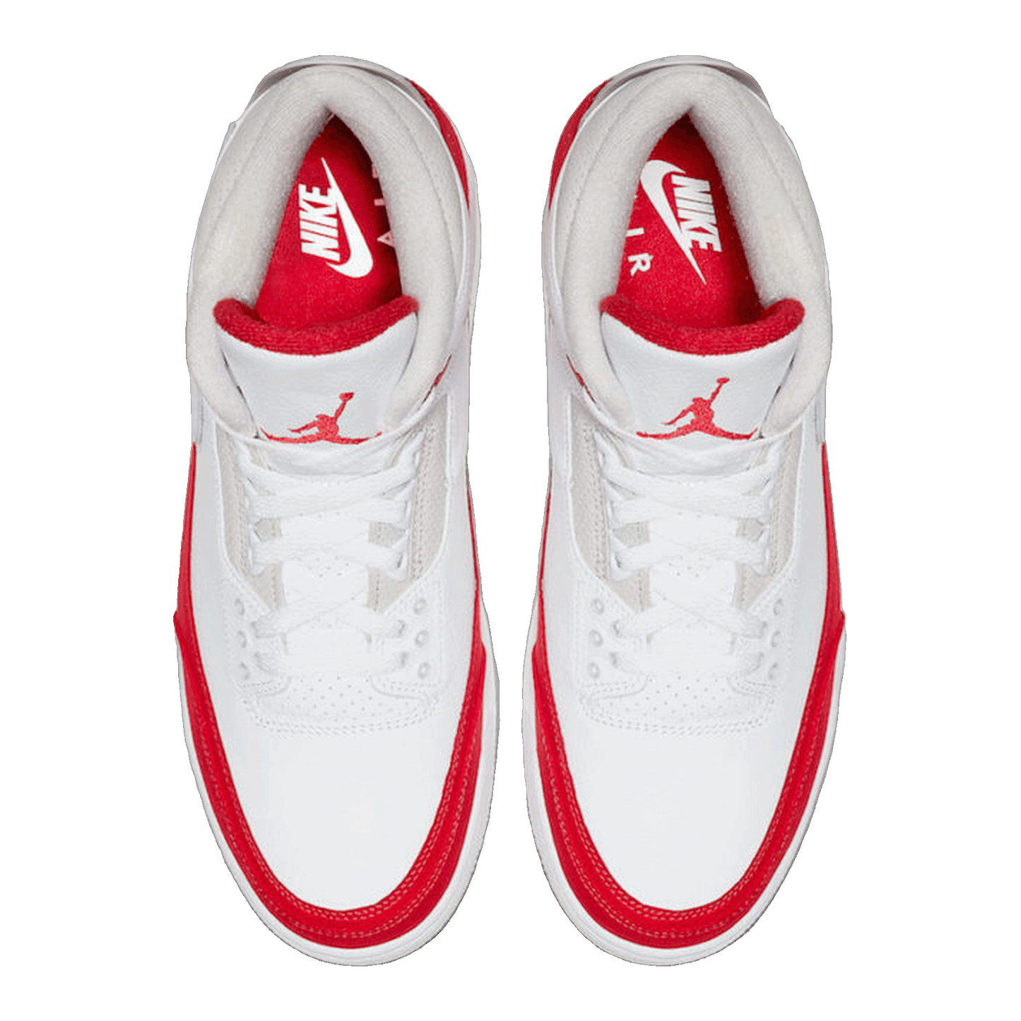Nike Air Jordan 3 Retro Tinker White University Red Oben CJ0939-100