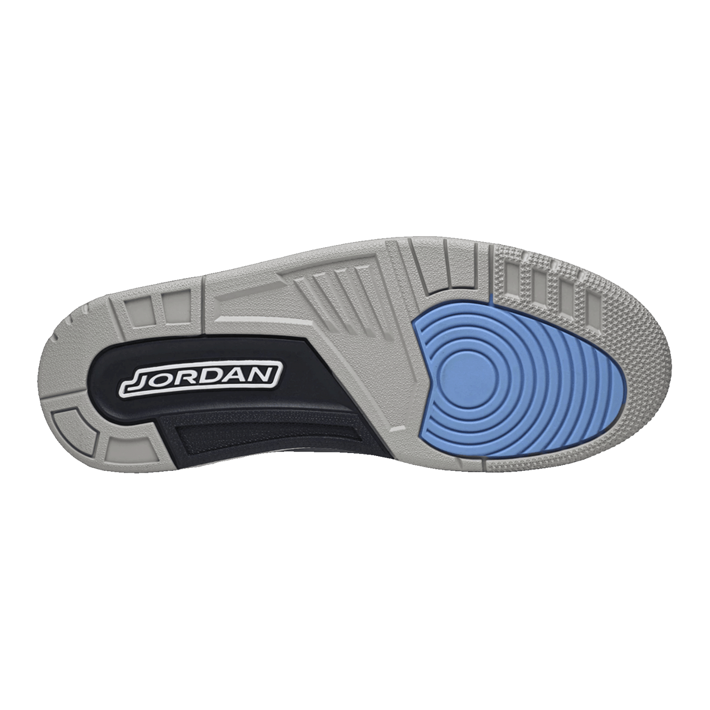 Nike Air Jordan 3 Retro UNC PE Sohle MNJDLS850LN3