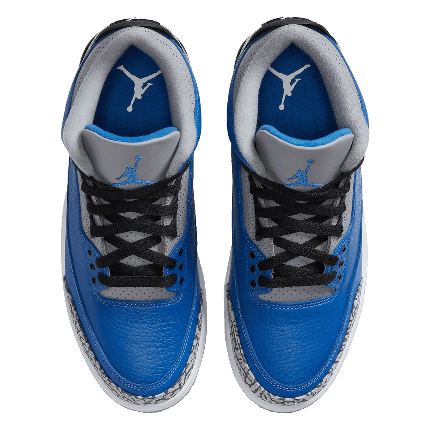 Nike Air Jordan 3 Retro Varsity Royal Cement Oben