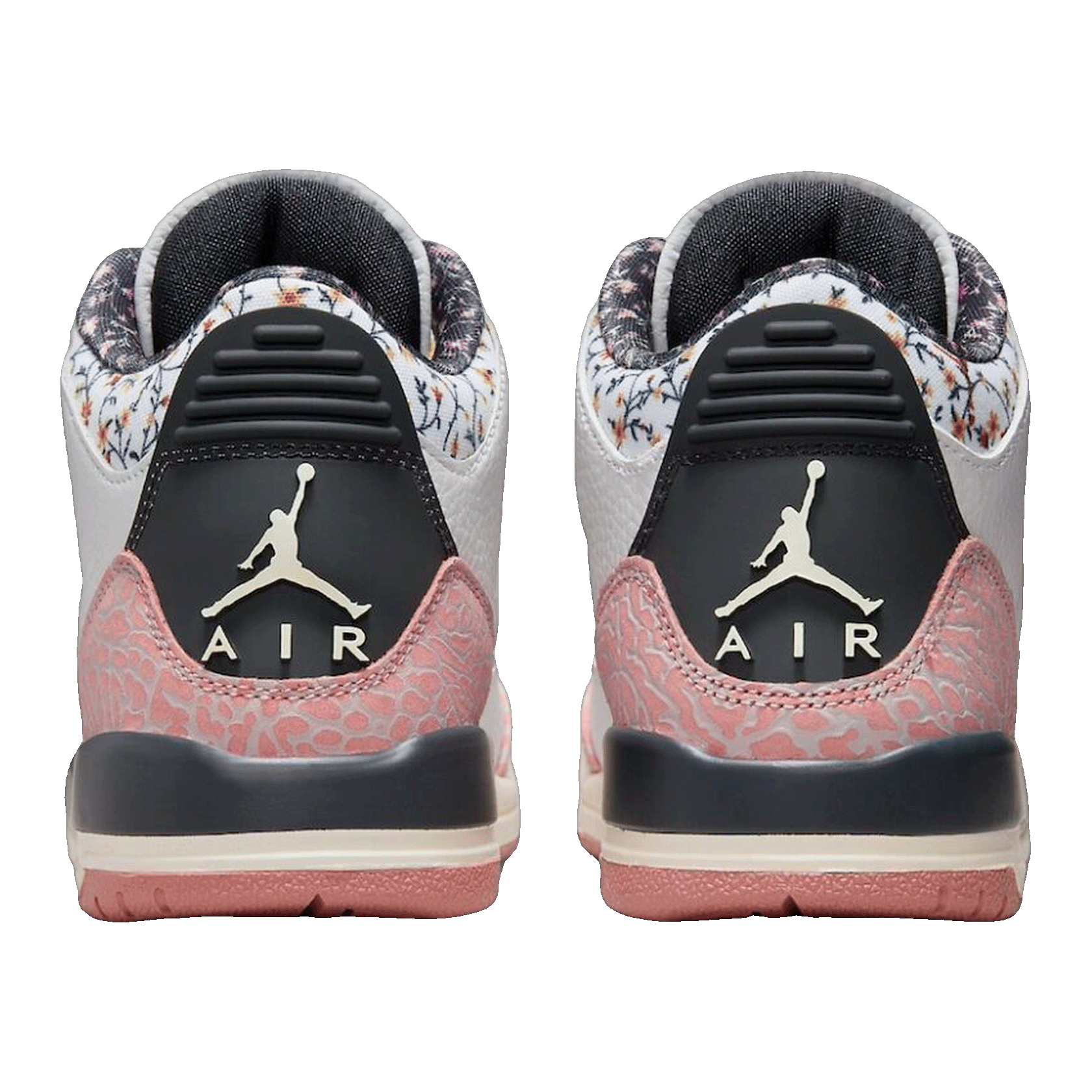 Nike Air Jordan 3 Retro Vintage Floral (GS) Back 441140-100