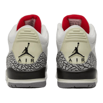 Nike Air Jordan 3 Retro White Cement (2003) Back 136064-102