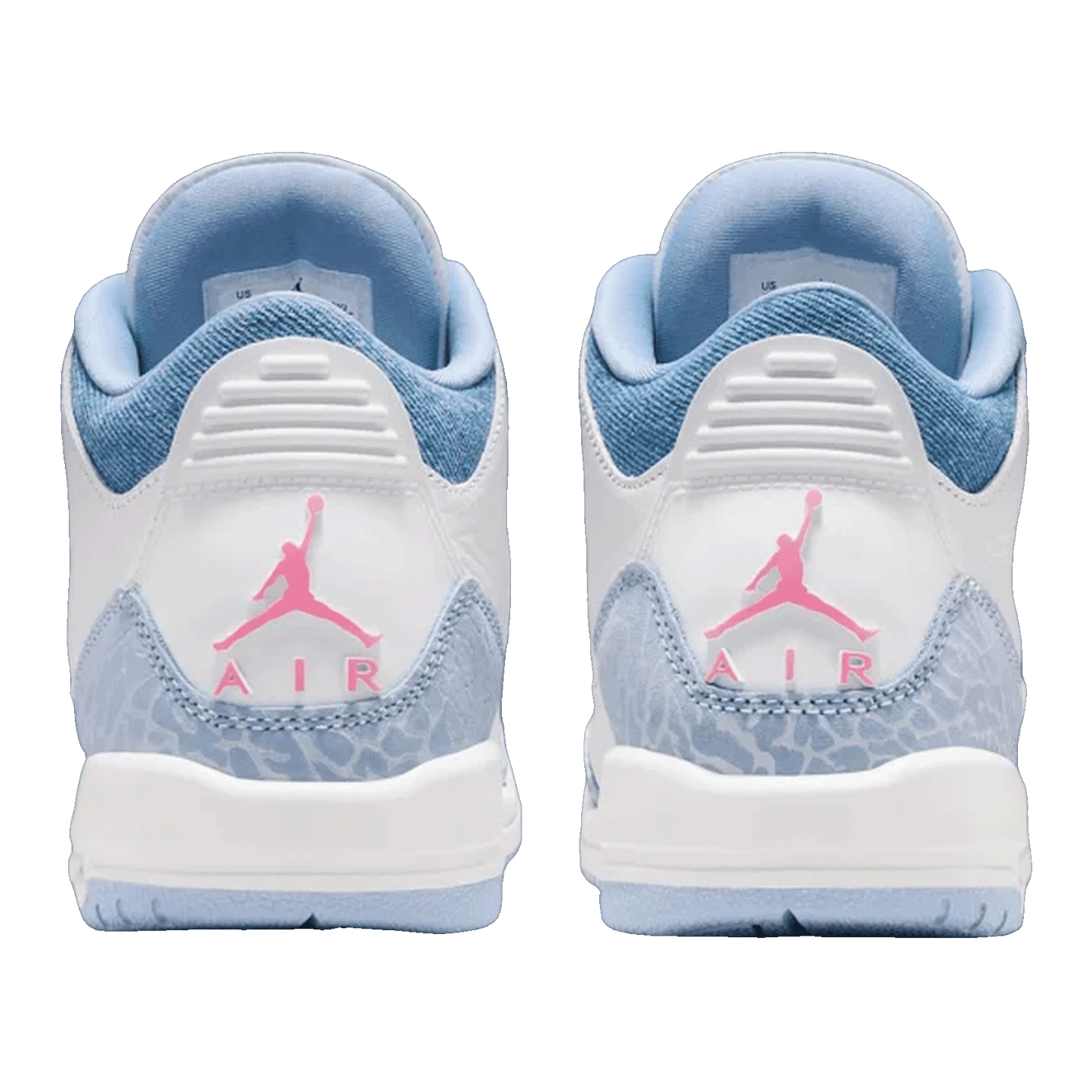 Nike Air Jordan 3 Retro White Cobalt Bliss (GS) Back HQ0784-101