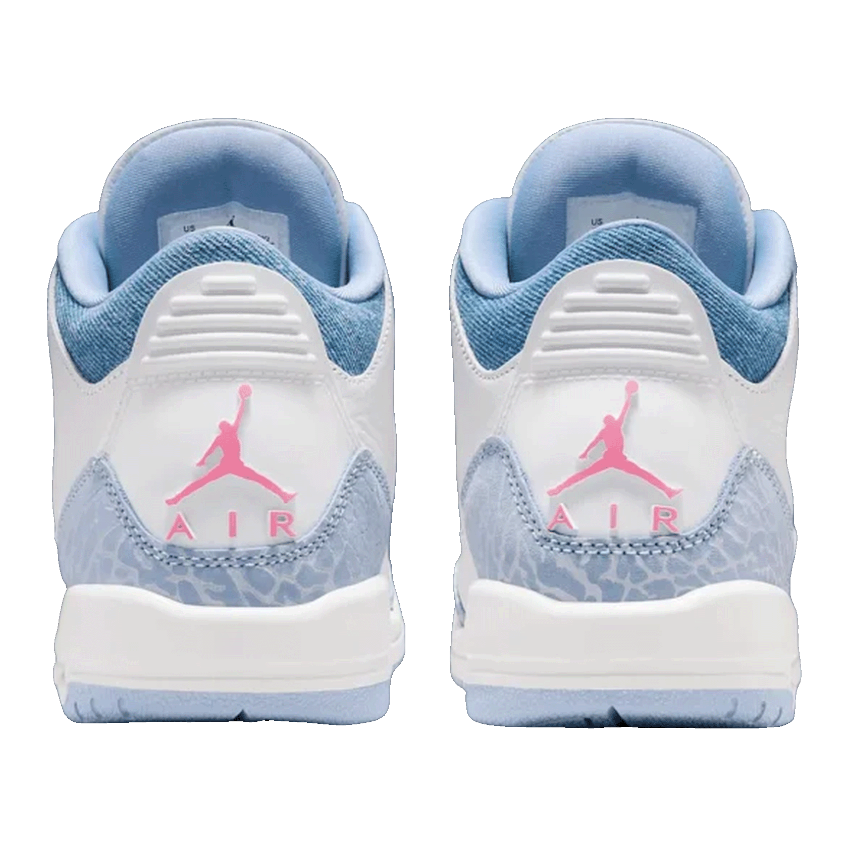 Nike Air Jordan 3 Retro White Cobalt Bliss (GS) Back HQ0784-101