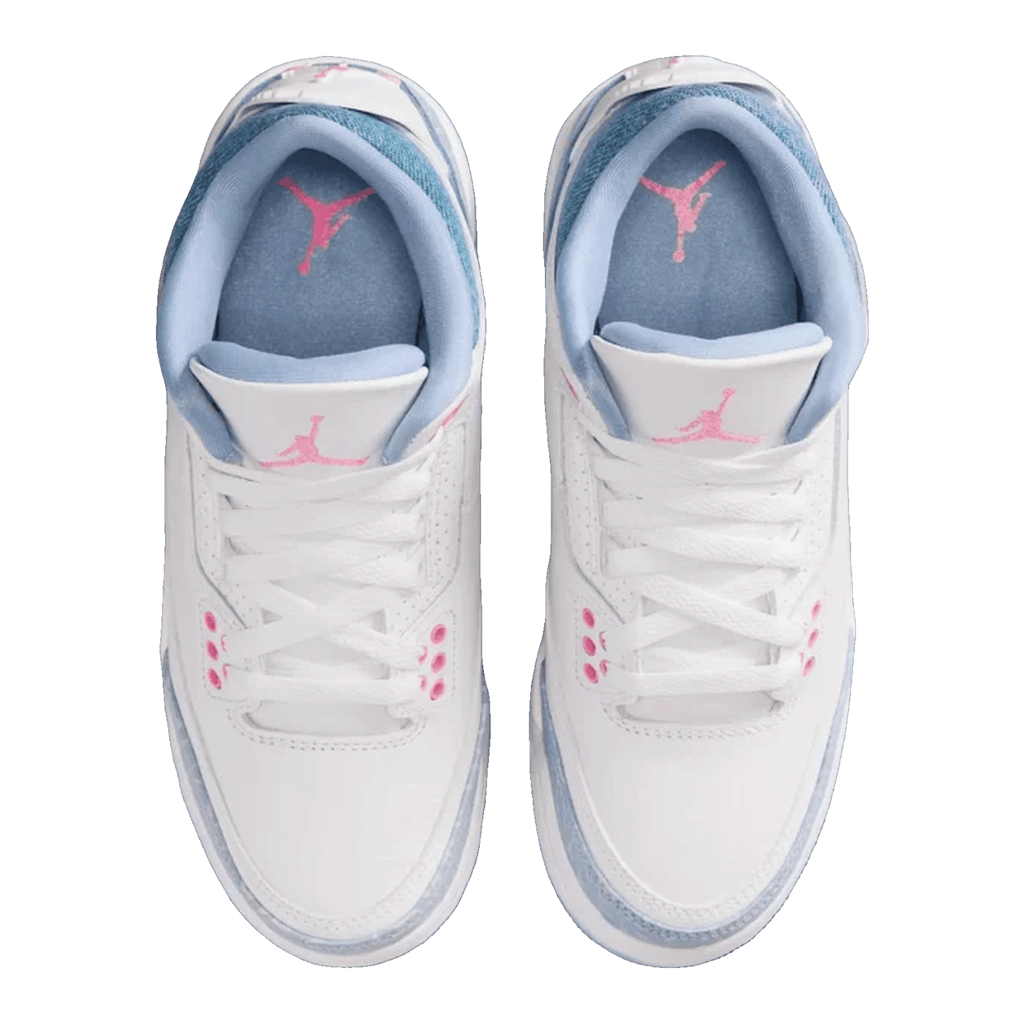 Nike Air Jordan 3 Retro White Cobalt Bliss (GS) Oben HQ0784-101