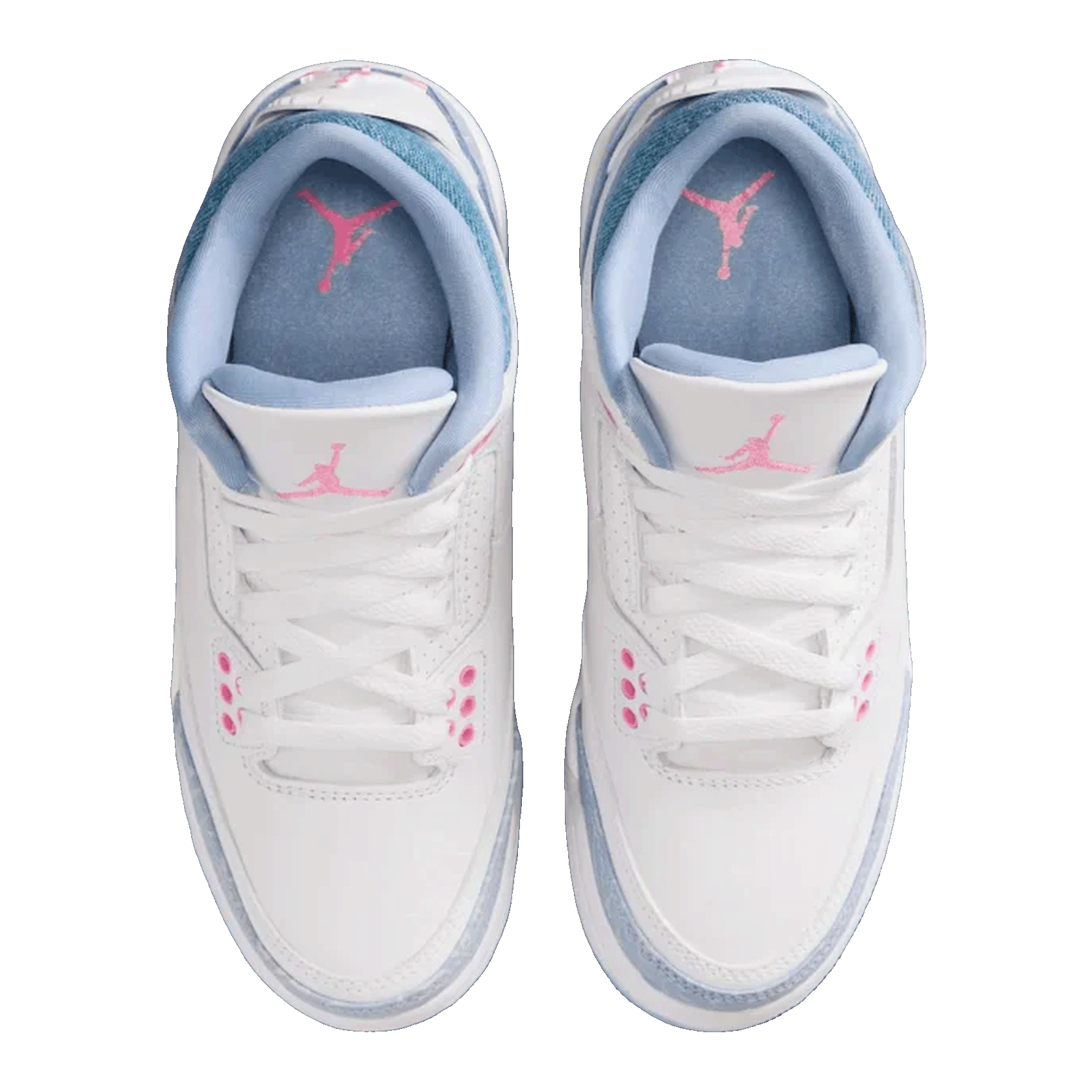 Nike Air Jordan 3 Retro White Cobalt Bliss (GS) Oben HQ0784-101