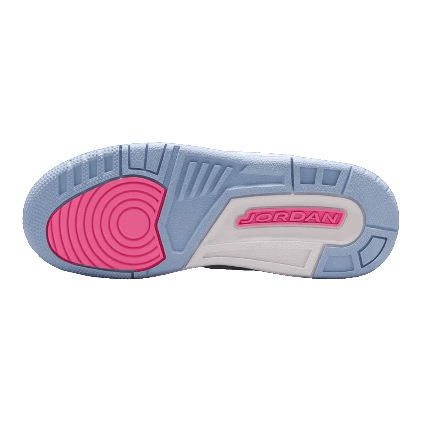 Nike Air Jordan 3 Retro White Cobalt Bliss (GS) Sohle HQ0784-101