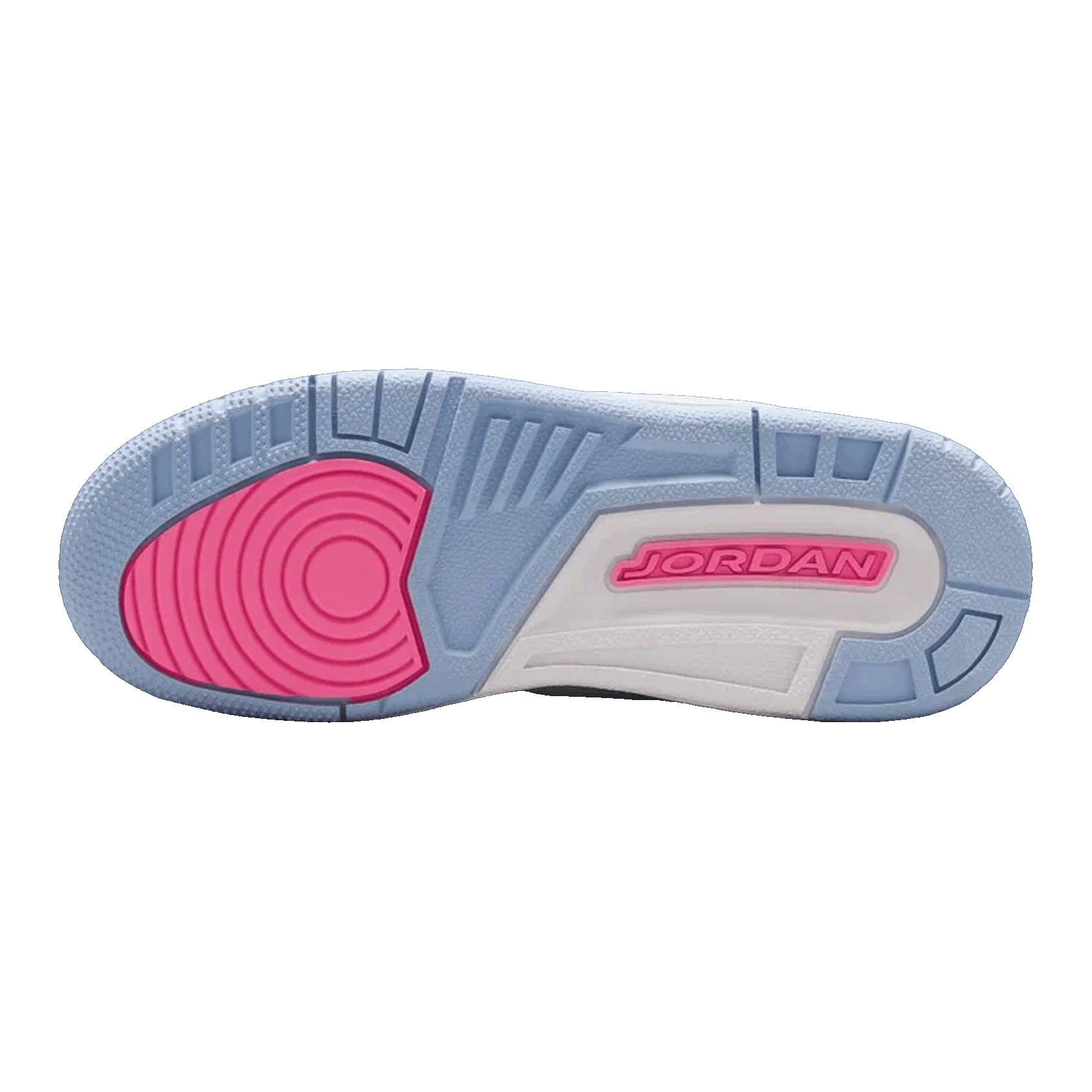 Nike Air Jordan 3 Retro White Cobalt Bliss (GS) Sohle HQ0784-101