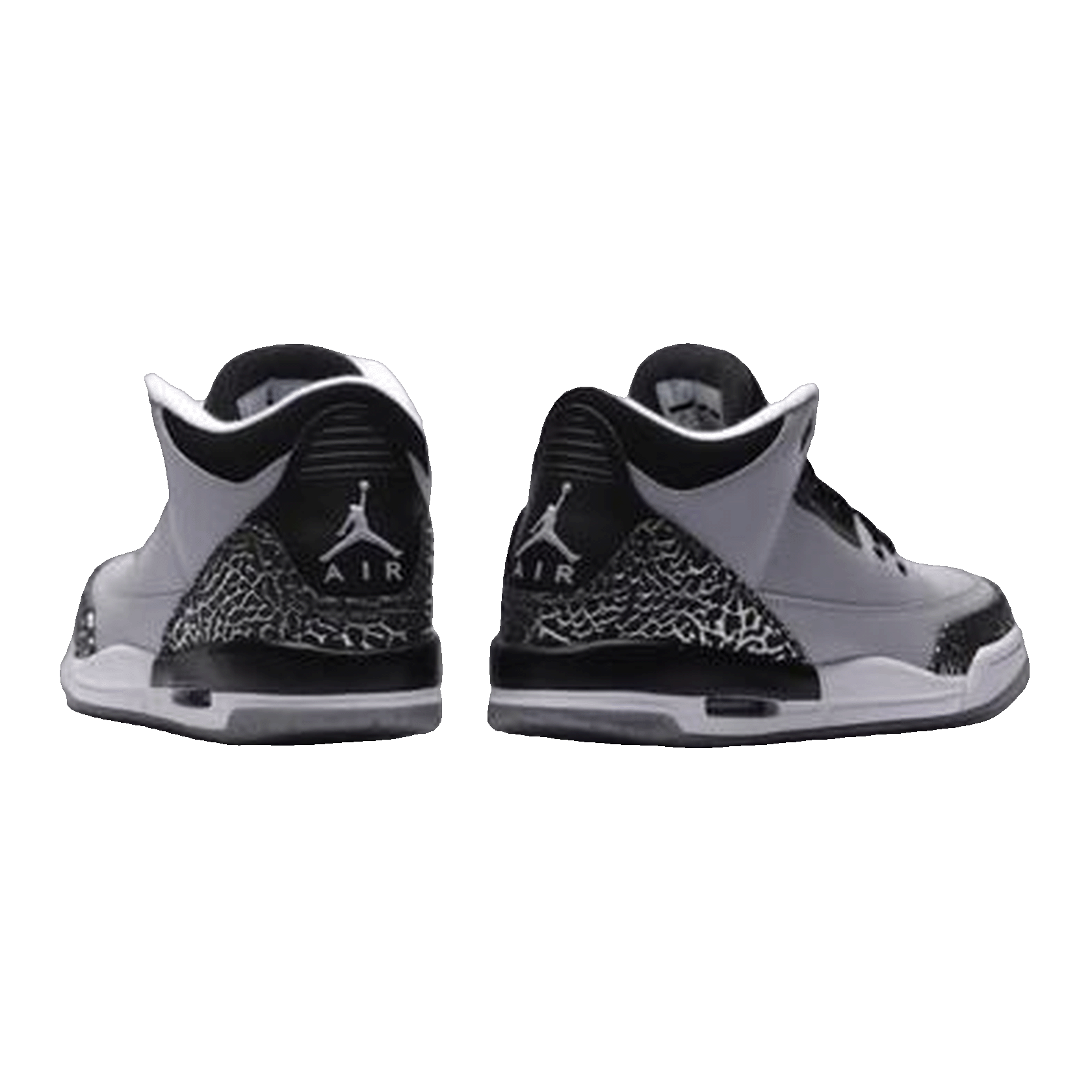 Nike Air Jordan 3 Retro Wolf Grey (GS) Back 398614-004