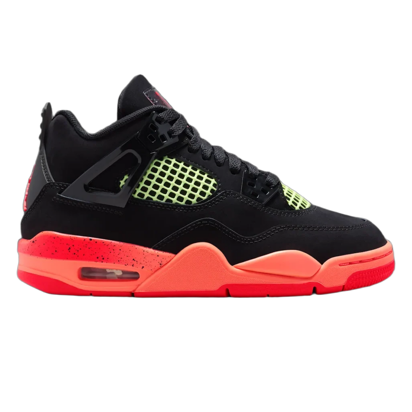 Nike Air Jordan 4 Retro Black Infrared Barely Volt (GS) II1271-001