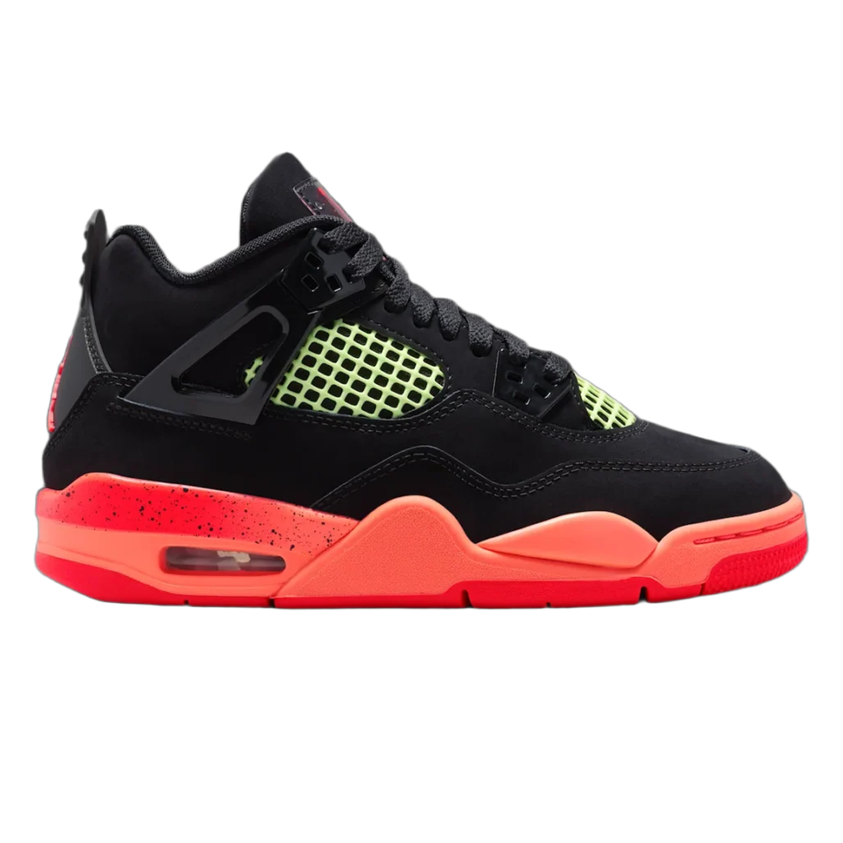 Nike Air Jordan 4 Retro Black Infrared Barely Volt (GS) II1271-001