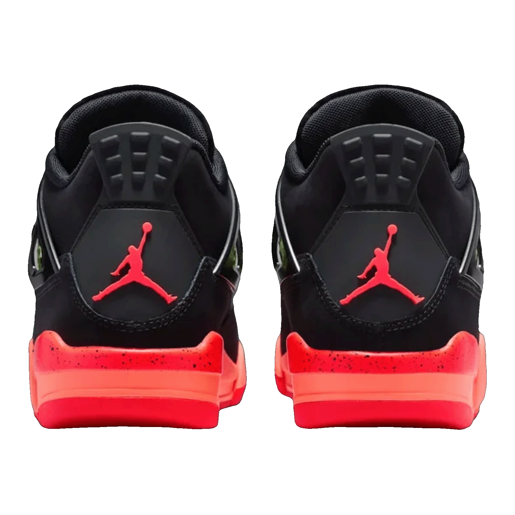 Nike Air Jordan 4 Retro Black Infrared Barely Volt (GS) Back II1271-001