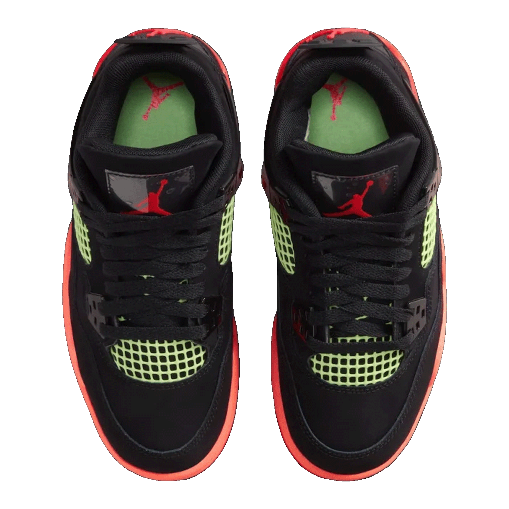 Nike Air Jordan 4 Retro Black Infrared Barely Volt (GS) Oben II1271-001