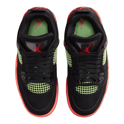 Nike Air Jordan 4 Retro Black Infrared Barely Volt (GS) Oben II1271-001