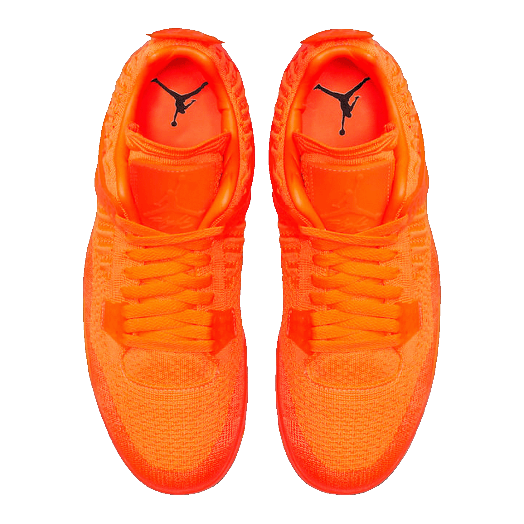 Nike Air Jordan 4 Retro Flyknit Orange Oben