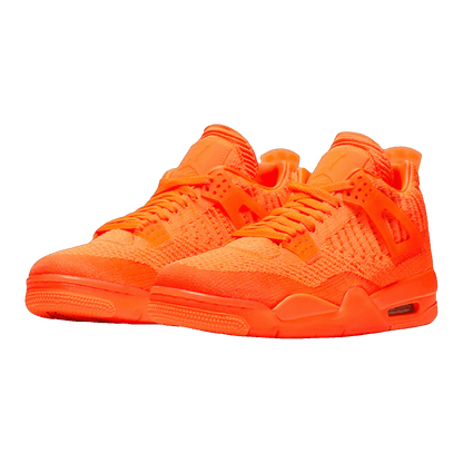 Nike Air Jordan 4 Retro Flyknit Orange Side