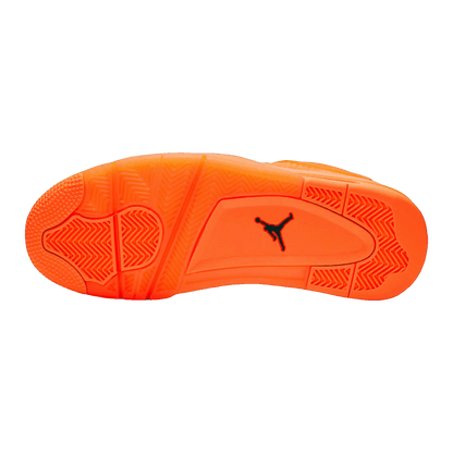Nike Air Jordan 4 Retro Flyknit Orange Sohle
