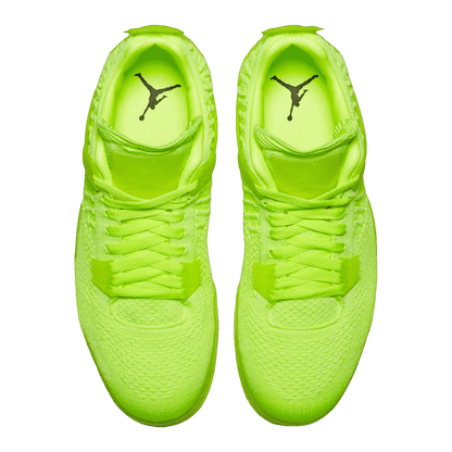 Nike Air Jordan 4 Retro Flyknit Volt Oben