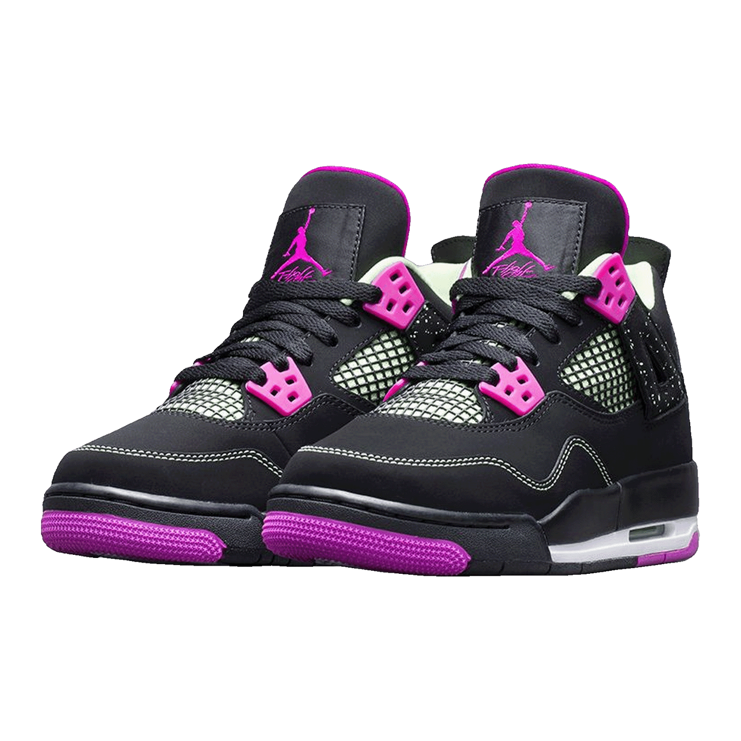 Nike Air Jordan 4 Retro Fuschia (GS) Side