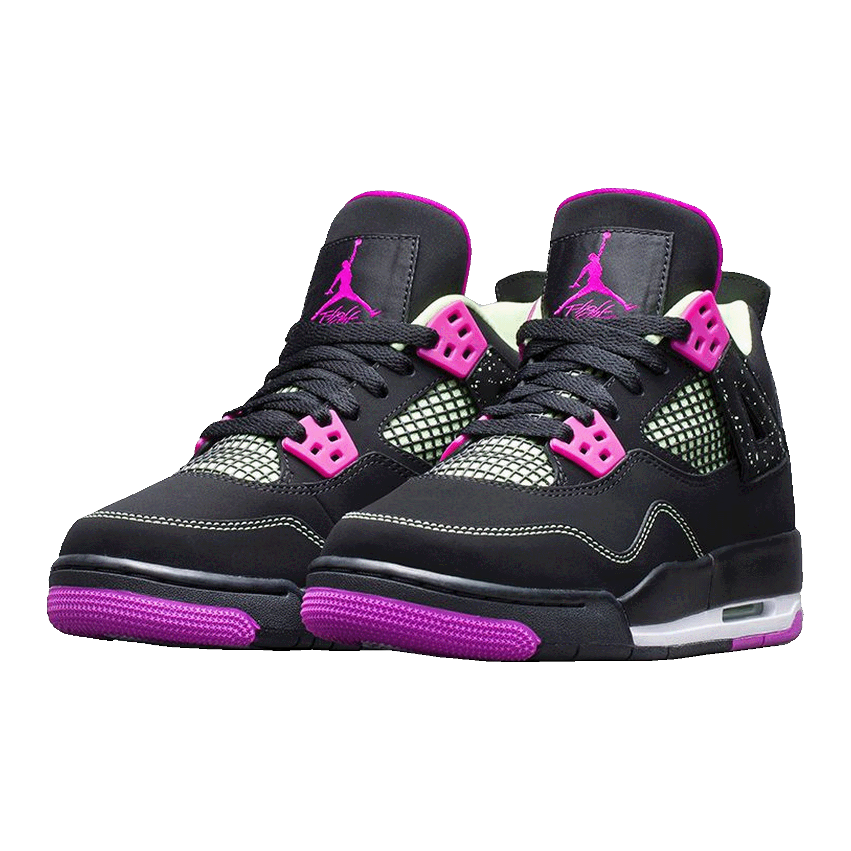 Nike Air Jordan 4 Retro Fuschia (GS) Side