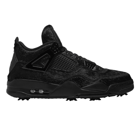 Nike Air Jordan 4 Retro Golf Black Cat Pony Hair