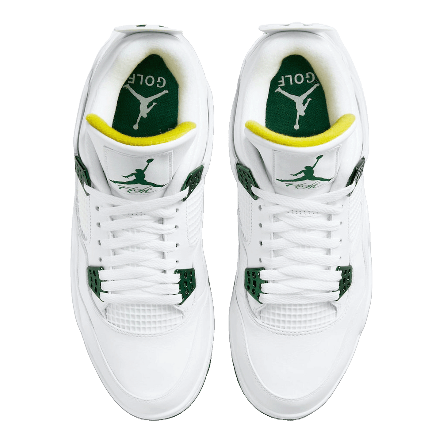 Nike Air Jordan 4 Retro Golf Metallic Green Oben