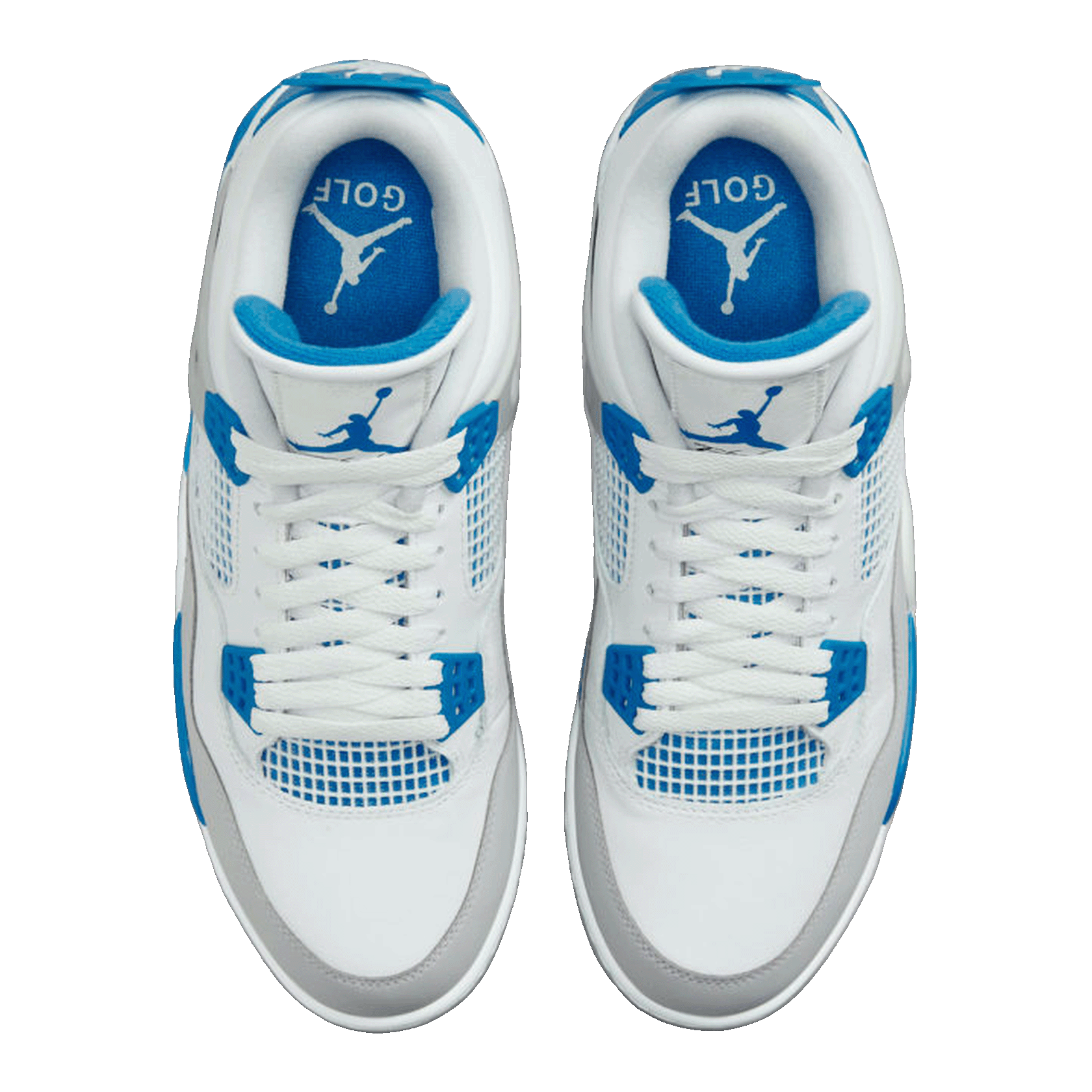 Nike Air Jordan 4 Retro Golf Military Blue Oben