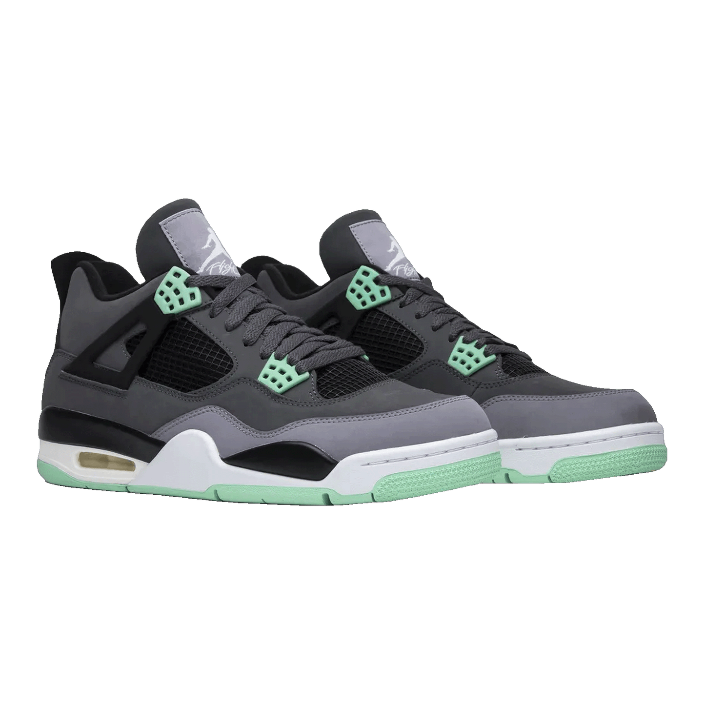 Nike Air Jordan 4 Retro Green Glow (GS) Side